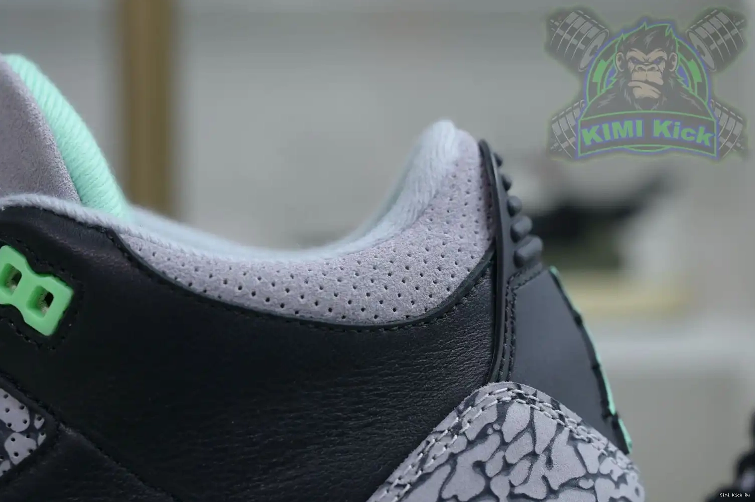 Air Jordan 3 Green Glow Kimikick 0405